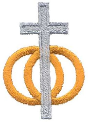 Marriage Symbol Machine Embroidery Design