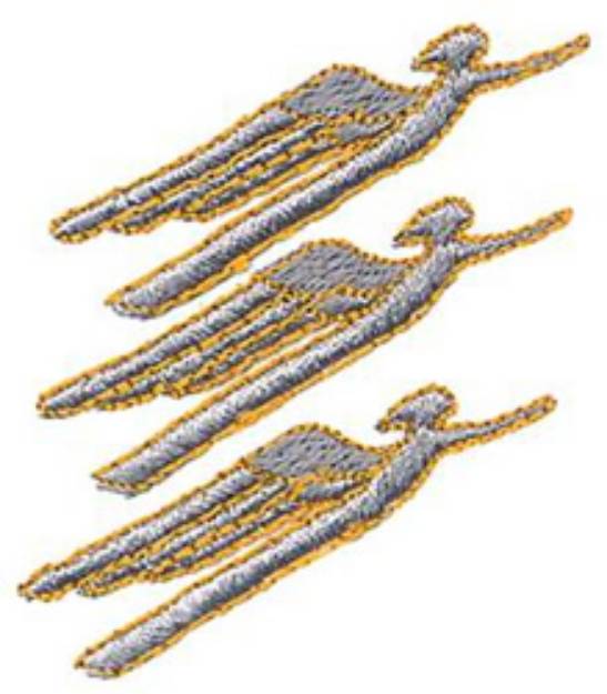Picture of Angels Machine Embroidery Design