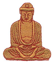 Buddha Machine Embroidery Design