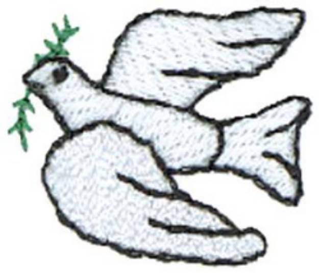 Picture of Dove Of Peace Machine Embroidery Design