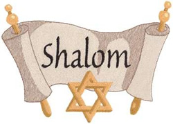Shalom Machine Embroidery Design