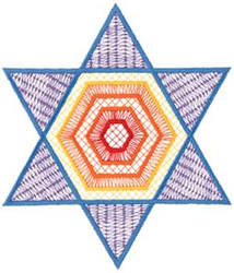 Star Of David Machine Embroidery Design