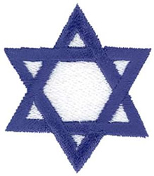 Jewish Star Machine Embroidery Design