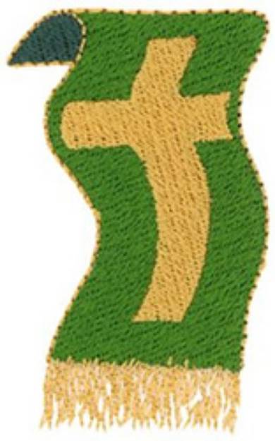 Picture of Cross Banner Machine Embroidery Design