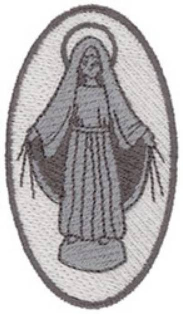 Picture of Miraculous Medal Machine Embroidery Design