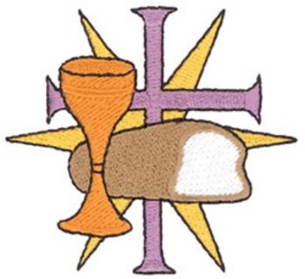 Picture of First Communion Machine Embroidery Design