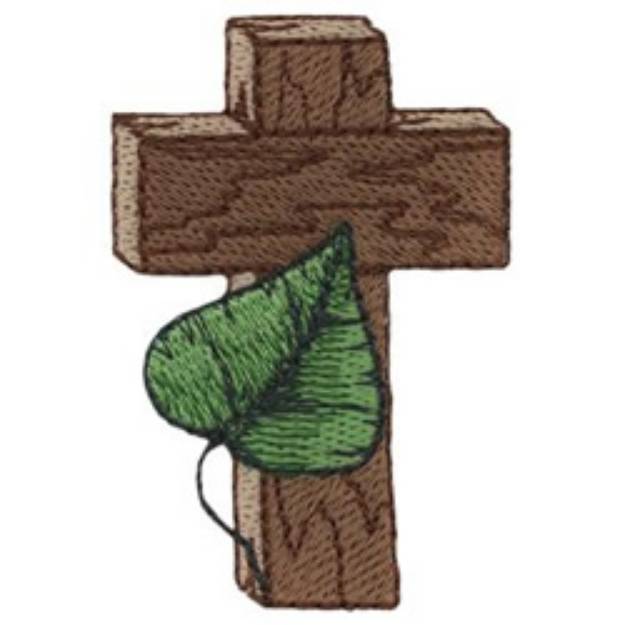 Picture of Baptism Cross Machine Embroidery Design