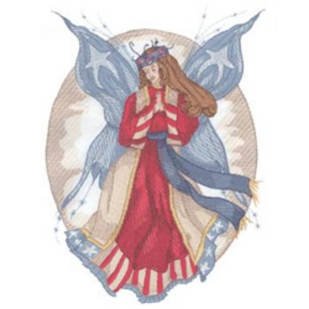 Picture of American Angel Machine Embroidery Design