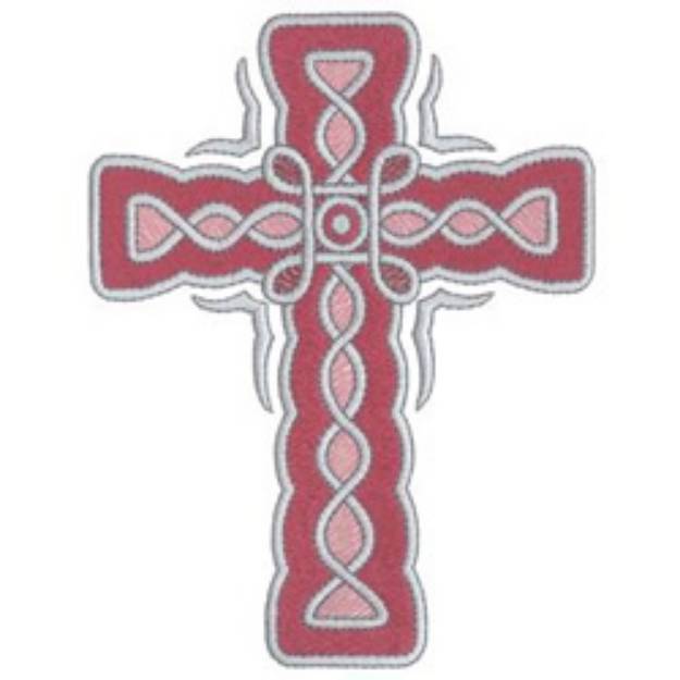 Picture of Knot Work Cross Machine Embroidery Design
