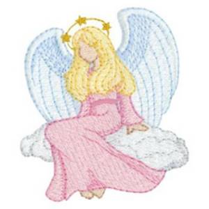 Picture of Angel On Cloud Machine Embroidery Design
