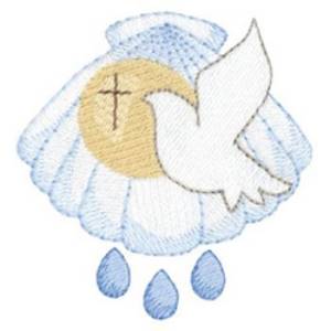 Picture of Baptism Dove Machine Embroidery Design
