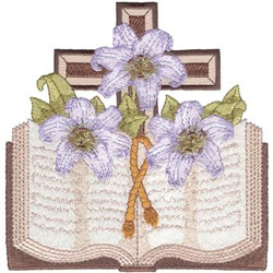 Easter Lillies Machine Embroidery Design