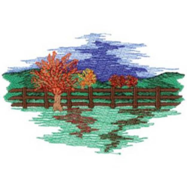 Picture of Autumn Colors Machine Embroidery Design