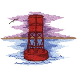 Ocean Buoy Machine Embroidery Design