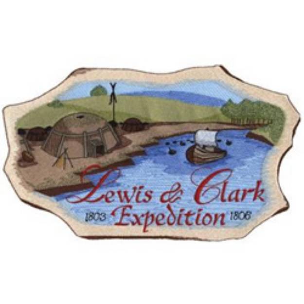 Picture of Lewis & Clark Machine Embroidery Design