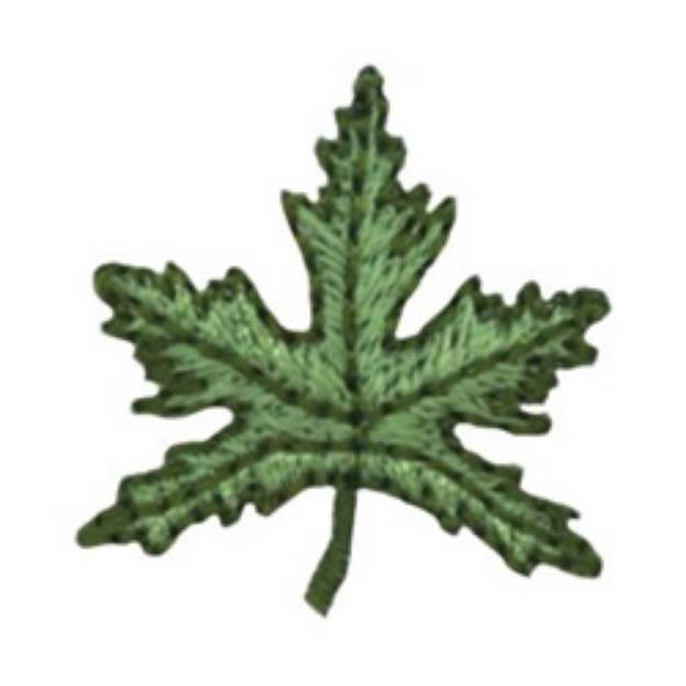 Picture of One Leaf Machine Embroidery Design