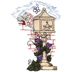 Spring Mailbox Machine Embroidery Design