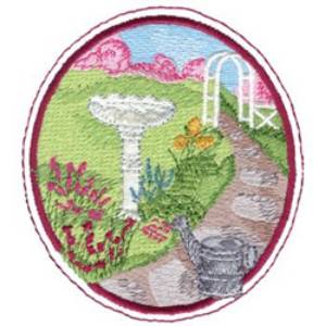 Picture of Garden In Spring Machine Embroidery Design