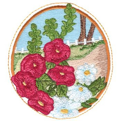Summer Flowers Machine Embroidery Design