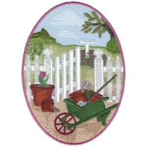 Picture of Spring Gardening Machine Embroidery Design