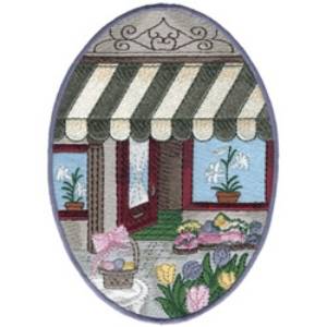Picture of Flower Shop Machine Embroidery Design