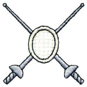 Picture of Fencing Machine Embroidery Design