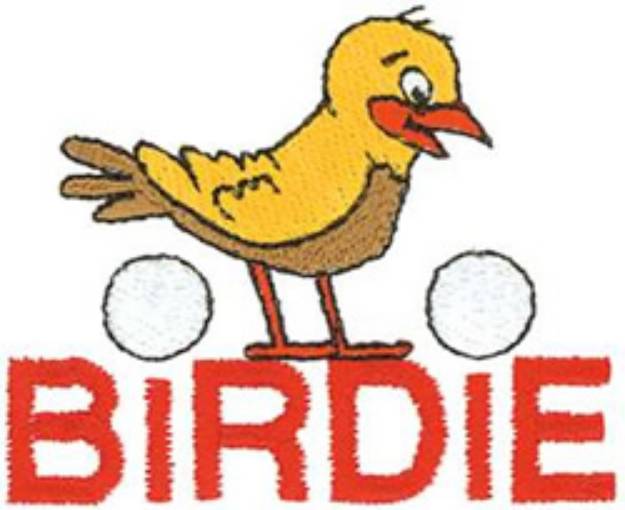 Picture of Birdie Machine Embroidery Design