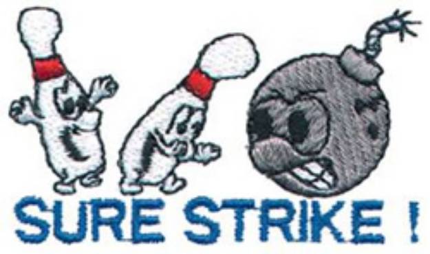 Picture of Sure Strike Machine Embroidery Design