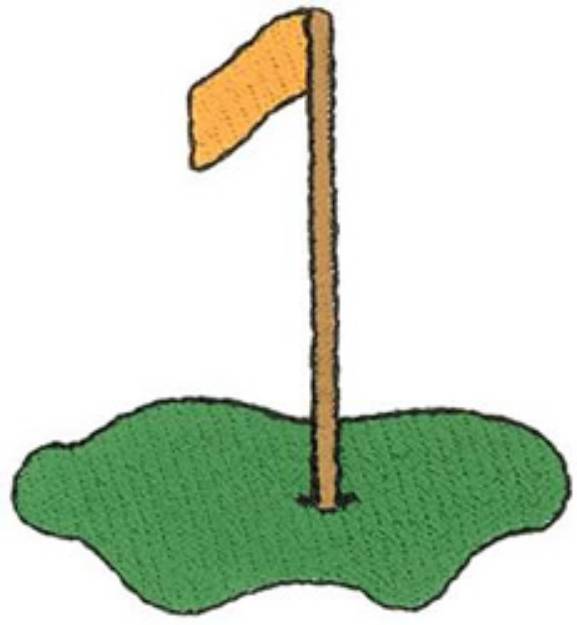 Picture of Golf Green Machine Embroidery Design