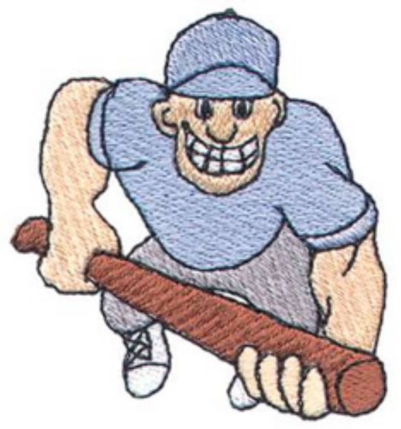 Picture of Baseball Monster Machine Embroidery Design