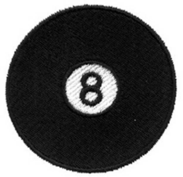 Picture of Eight Ball Machine Embroidery Design
