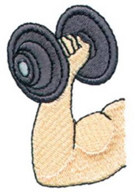 Picture of Pumping Iron Machine Embroidery Design