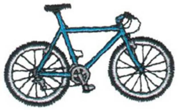 Picture of Bike Machine Embroidery Design
