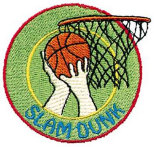 Picture of Slam Dunk Machine Embroidery Design