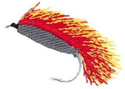Fly Fishing Machine Embroidery Design
