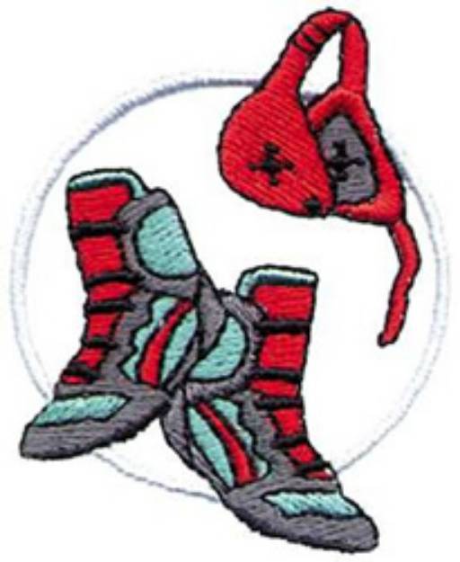 Picture of Wrestling Gear Machine Embroidery Design