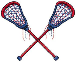 Lacrosse Sticks Machine Embroidery Design