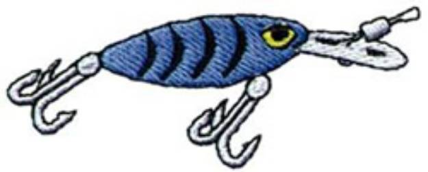 Picture of Bass Lure Machine Embroidery Design
