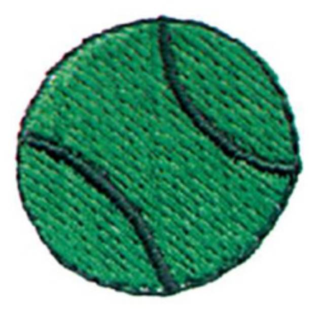 Picture of 1" Tennis Ball Machine Embroidery Design