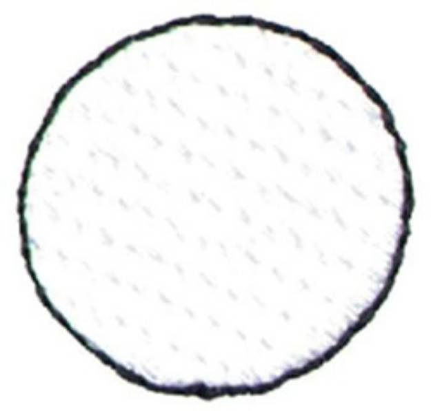 Picture of 1" Golf Ball Machine Embroidery Design