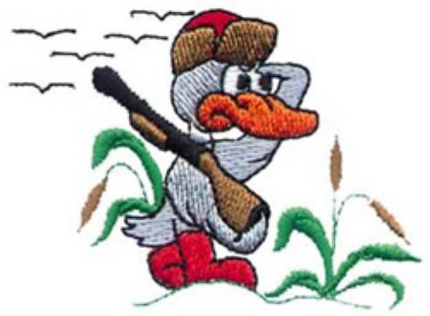 Picture of Duck Hunter Machine Embroidery Design