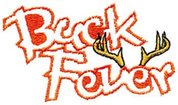 Buck Fever Machine Embroidery Design