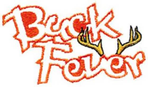 Picture of Buck Fever Machine Embroidery Design