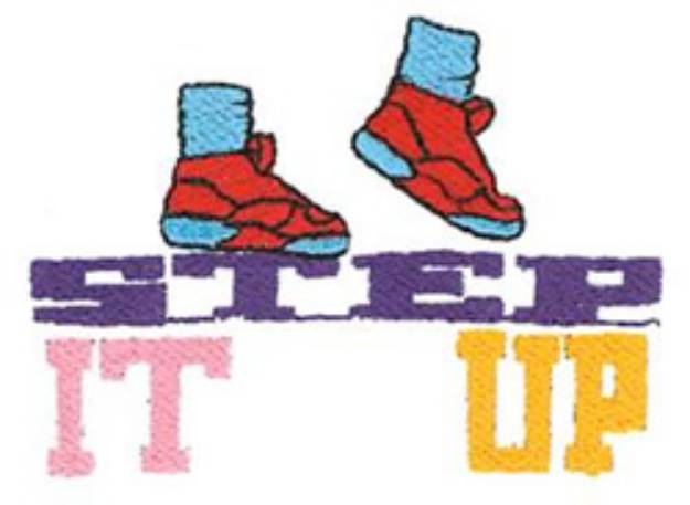 Picture of Step It Up Machine Embroidery Design