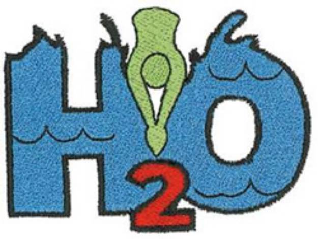 Picture of Dive H20 Machine Embroidery Design