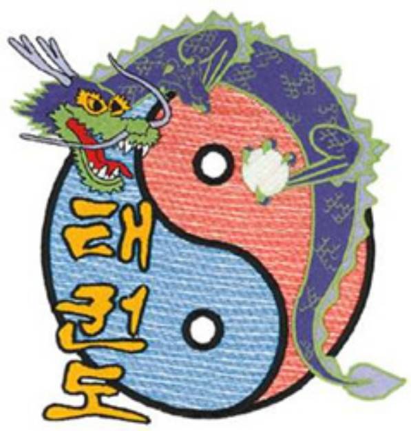 Picture of Tae Kwon Do Machine Embroidery Design