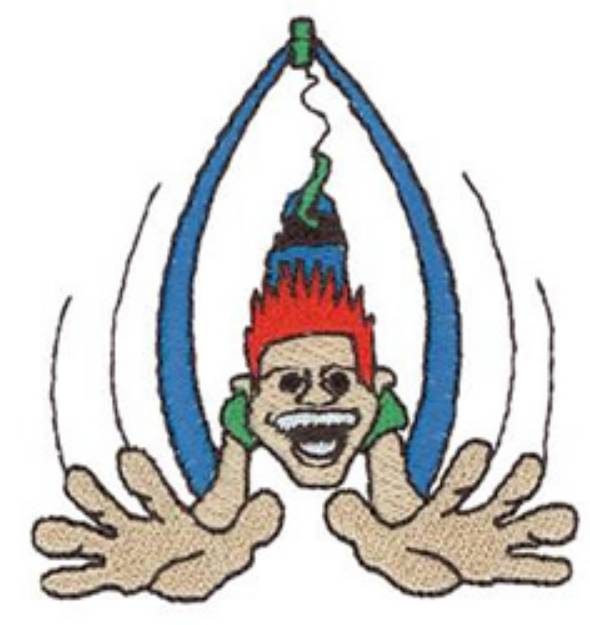 Picture of Bungee Jumper Machine Embroidery Design
