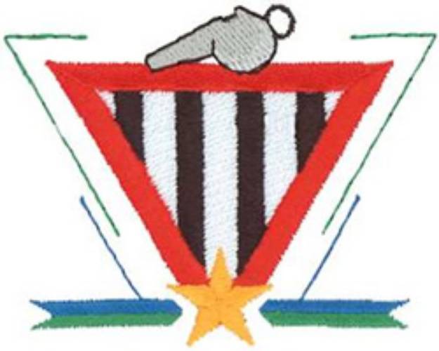 Picture of Referee Logo Machine Embroidery Design