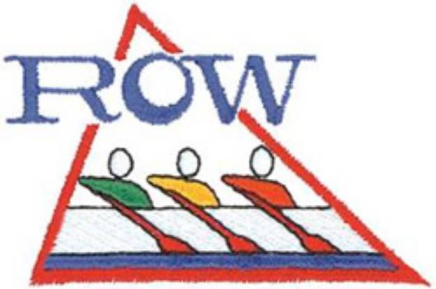 Picture of Row Machine Embroidery Design