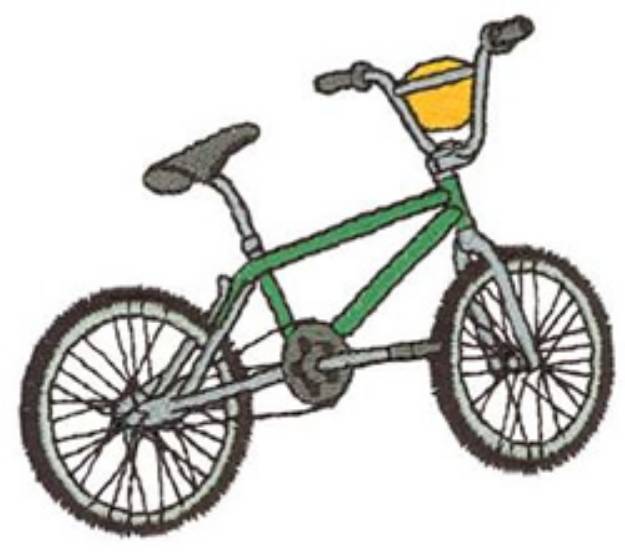 Picture of Kids Bike Machine Embroidery Design